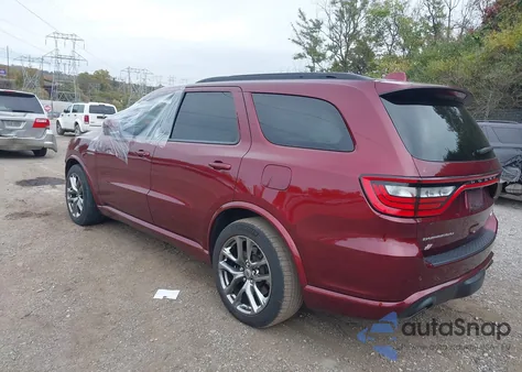 2021 Dodge Durango R/T Awd z USA, uszkodzony, nr VIN 1C4SDJCT1MC758278